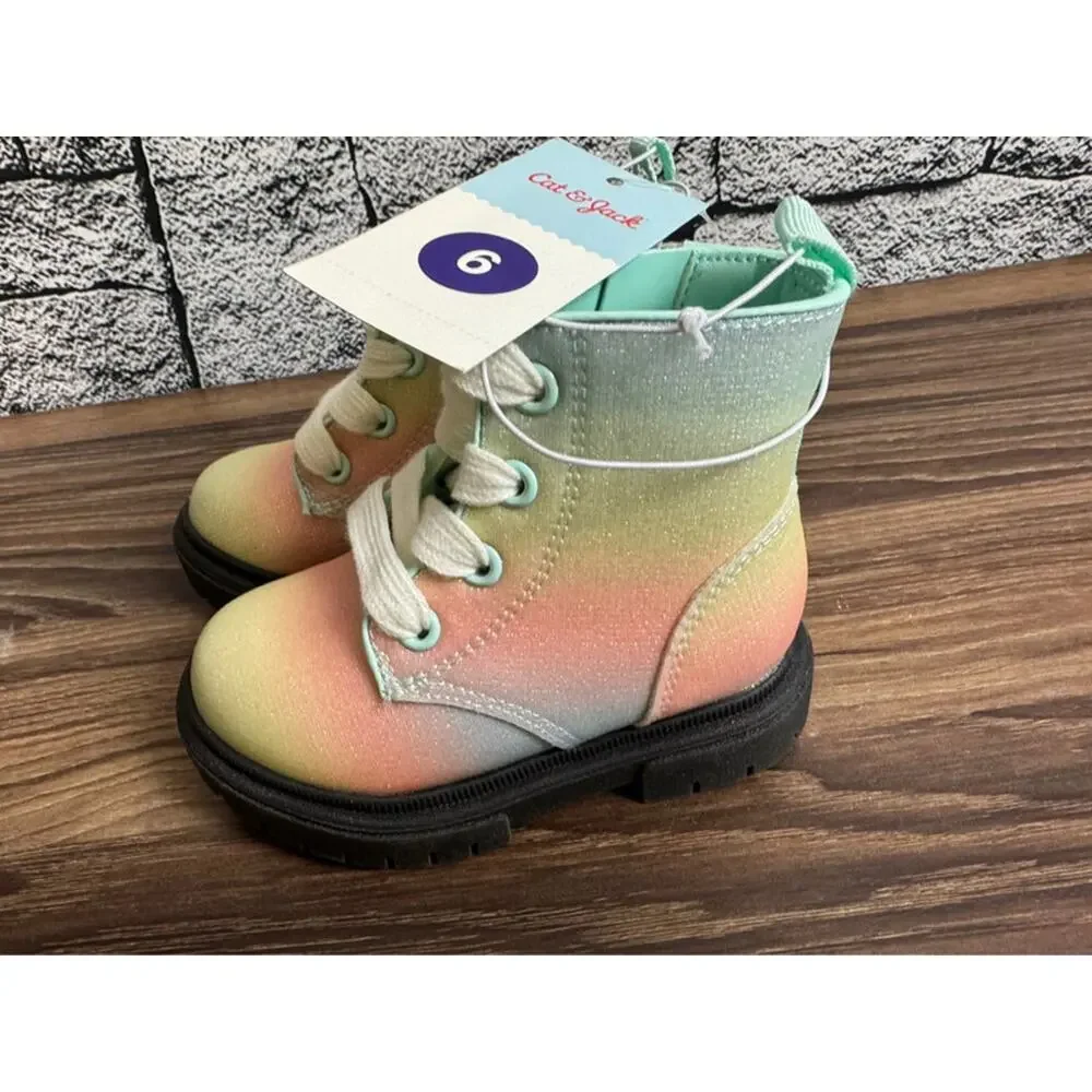 NWT Girls Cat & Jack Amaya Boots - Size 6